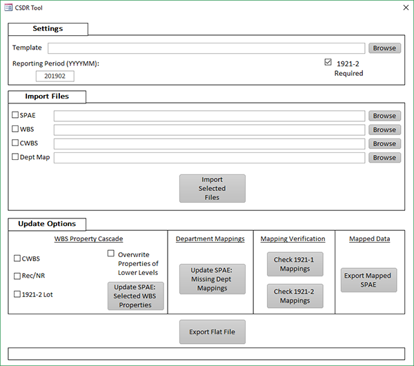 DCMA CSDR Planning and Execution Tool (cPET) automated report example. 