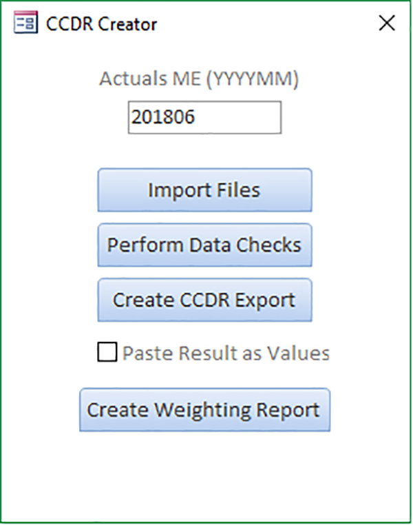 DCMA CSDR Planning and Execution Tool (cPET) conversion example.